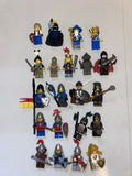 Massive Castle Minifigure & Accessories Lot Of 21 Figures + Armor Stands!