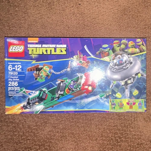 LEGO Teenage Mutant Ninja Turtles T-Rawket Sky Strike 79120 damaged Box