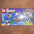 LEGO Teenage Mutant Ninja Turtles T-Rawket Sky Strike 79120 damaged Box
