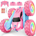 FDCTR Remote Control Car, RC Cars for Girls, 2.4 GHz Double Sided RC Crawler wit