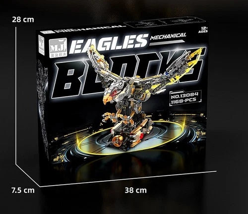 Mechanical Eagle Building Blocks Set Steampunk Animal Compatible Brick Toy Model
