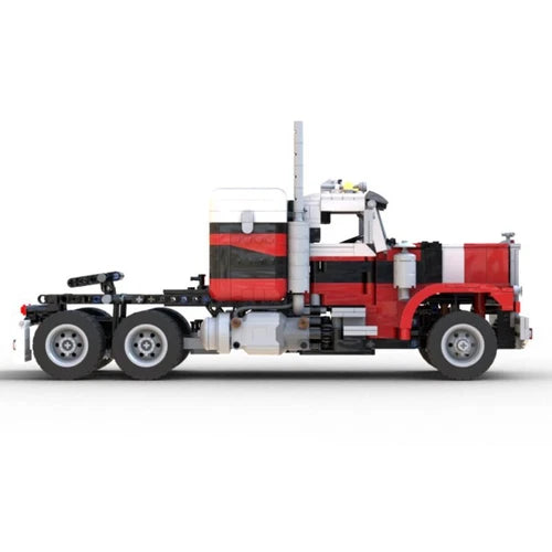 MOC-138325 Tech Semi-trailer Truck Model 1538 Pieces Dynamic Version