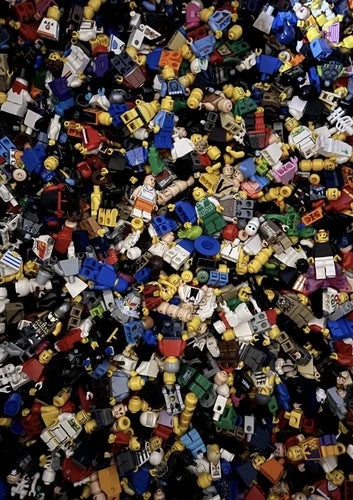 200 PIECES MEOW PARTS BULK LOT Parts Minifigures Torsos Heads Legs