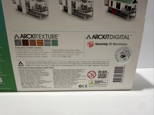 Arckit A120 Architectural Model Building Kit A10002 400+ Pieces Open Box Sealed
