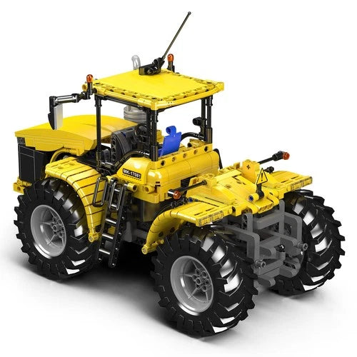 Mould King 17081 Remote Controll Tractor Yellow Truck Building Block Toy Gift