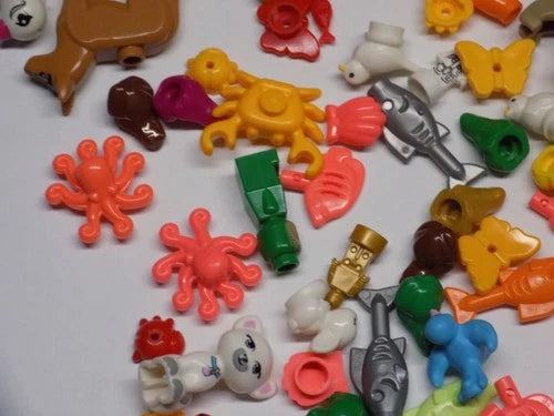 LEGO 300 piece Minifig Animals & Friends Pets Disney & More Fun Lot {WASHED}