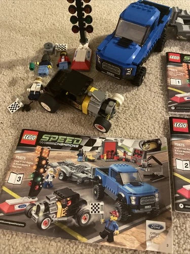 Lego Speed Champions Set 75875 Mostly Complete