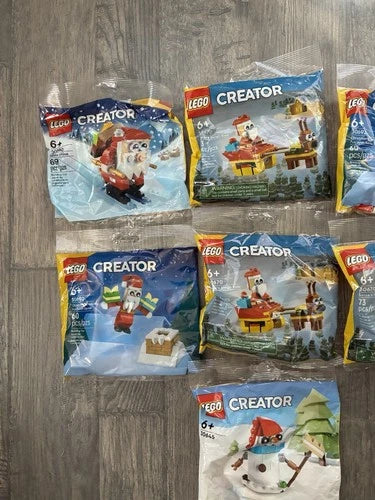 Lego Christmas Polybag Lot SEE DESCRIPTION