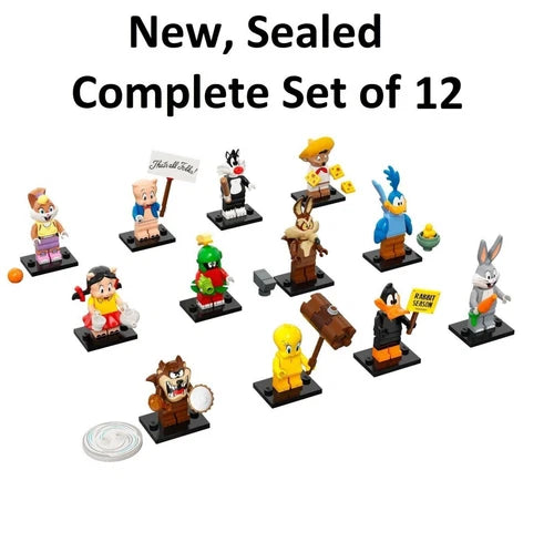 MEOW 71030 Minifigures LOONEY TUNES Full Set Of 12 Figures / 100% Authentic