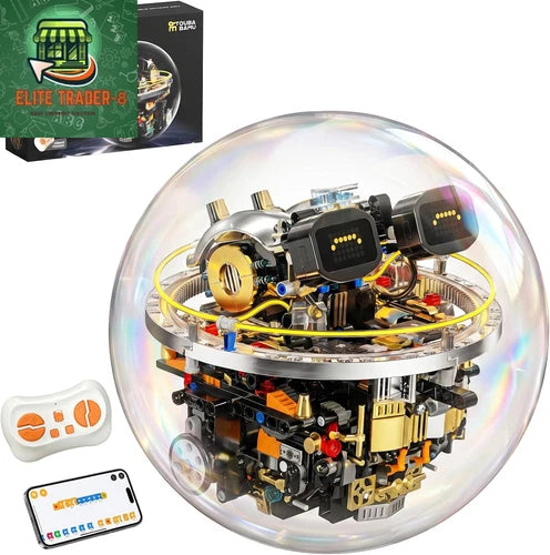 STEM Robot Building Kit 804PCS APP & Remote Control Spherical Robot Ball Toy