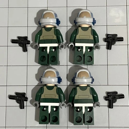 LEGO STAR WARS A-WING PILOT SW0819 RARE Lot Of 4 G6 17