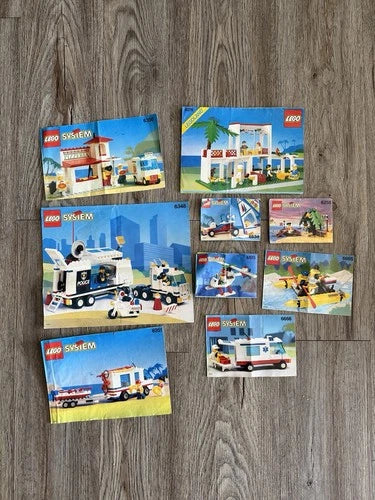 Vintage LEGO Lot 13 Sets Town Pirates Police 95%+ Complete READ DESCRIPTION