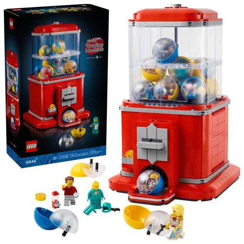 MEOW Ideas Minifigure Vending Machine, 1,343 Pieces, 16 Buildable Minifigures,