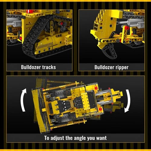 Mould King 15084 Movable Electric Power Bulldozer Building Blocks Set 1508+ pcs
