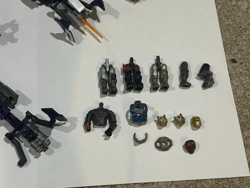 Destiny Mega Construx Sparrows, Accessories, And Figure Parts (Incomplete)