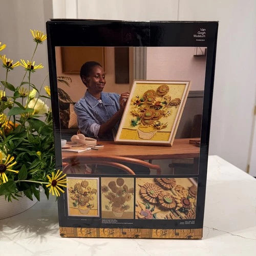 Vincent Van Gogh Sunflowers Brick Building Set l 2615 Pieces l Generic Brand