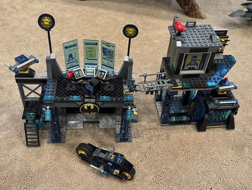Lego Batman The Batcave As Shown Build Only *NO MINIFIGS Set 6860 *no Drill