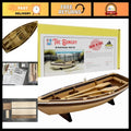 Wooden Ship Model Building Kit for Adults - DIY Dinghy Woodcraft Self Assembly