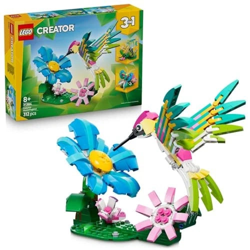 LEGO Creator Colorful Hummingbird Flower Hunt 31384 NEW
