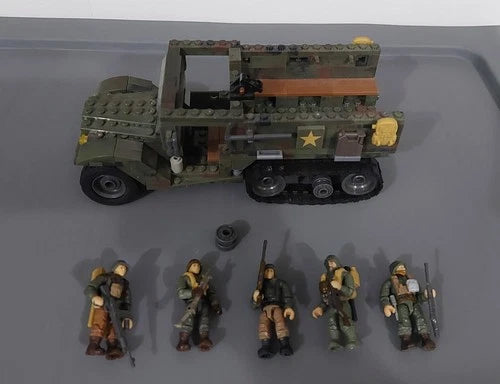 Mega Bloks Call of Duty Half Track Ambush Incomplete