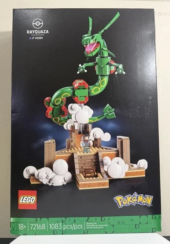 LEGO Pokemon Rayquaza Building Set 72168 Model Kit 18+ New In Box Sealed 1083 pc