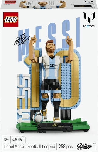 LEGO Editions Lionel Messi 66818 Building Set Soccer Collectible Sports Décor