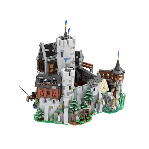 Modubrix Löwenstein Castle Official Expansion Model 3609 Pieces Building Kit Set