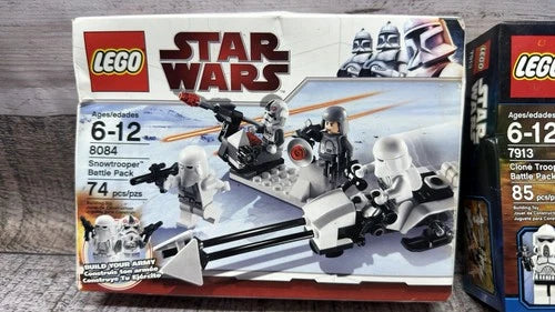 Lego 7913 Clone Trooper Battle Pack & 8084 Snowtrooper Battle Pack Sealed *READ*
