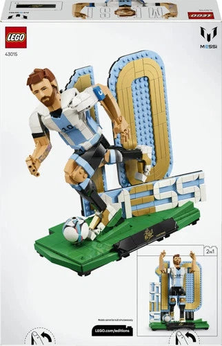 LEGO Editions Lionel Messi 66818 Building Set Soccer Collectible Sports Décor
