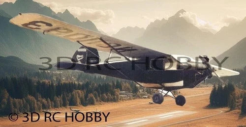 Alexander 1931 Flyabout 57" RC Airplane Laser Cut Balsa Ply Short Kit W/ Plans