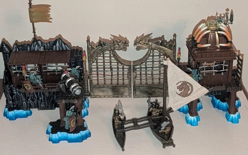 Vintage Mega Bloks Dragons 9885 Marauders Cliff - COMPLETE