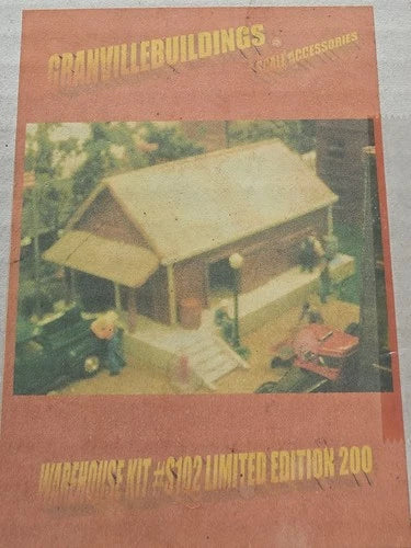 Model Train Kit O Scale Warehouse S102 Granville Buildings Limited Edition