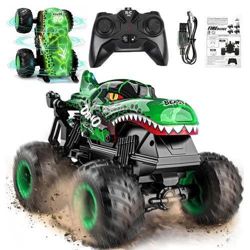 Monster Truck Toys, 1:20 Remote Control Car with Light & Music