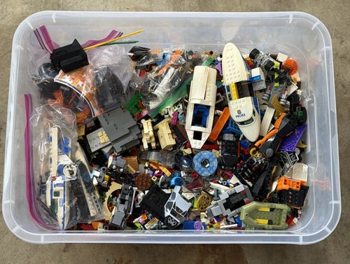 Bulk Lego Lot 20 Pounds Random Mixed Pieces Helicopter