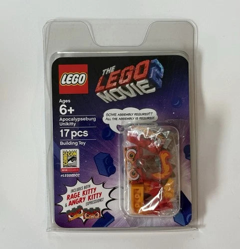 The LEGO 2 Movie SDCC 2018 *EXCLUSIVE* Apocalypseburg Unikitty 17 pcs