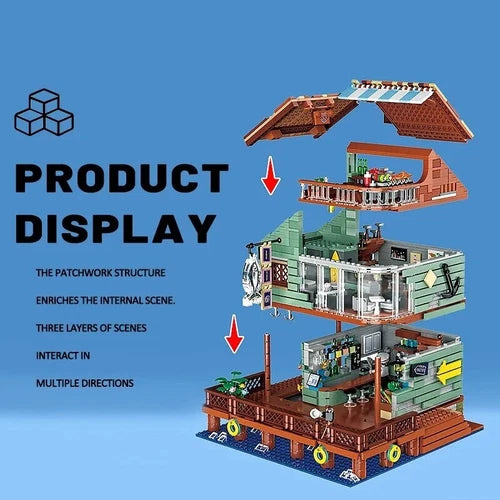 Harbour Restaurant Model Building Blocks Set
