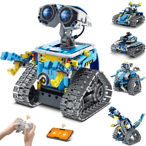 Mibido Robot Building Kit with Remote Control STEM Gifts for Kids Boys Ages 8...