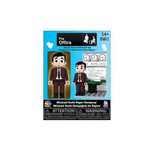 The Office Mini Figure & Dunder Mifflin Buildable Sets - Complete Set of 6 - NIB