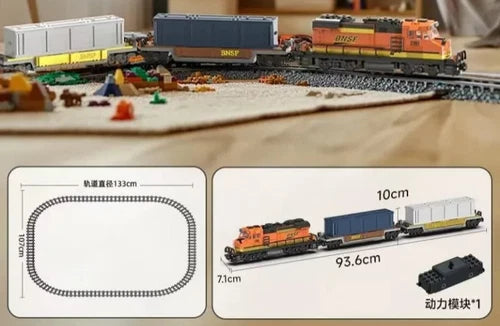 XMORK #025113 - Burlington Train Set - Building Block Set