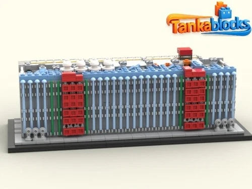 MOC-95057 Centre Pompidou Paris DIY Model building blocks Toys Christmas gift