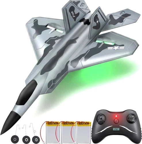 Rc Plane Jet Extra 3 Battery, Remote Control Airplane 2025 Christmast Gift- New