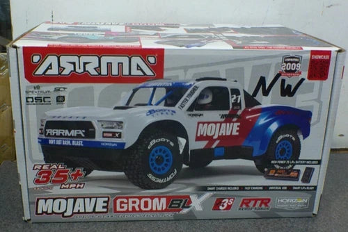 Arrma Mojave Grom 223S BLX 1/16 Brushless 4WD Desert Truck Blue/Green ARA2304ST