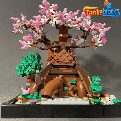 MOC-253497 - Zelda - Great Deku Tree bonsai tree building blocks Toys gift