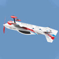 QIDI-550 3D RC Airplane One-Key Hanging Stunt with 6-Axis Gyro RC Plane 2battery