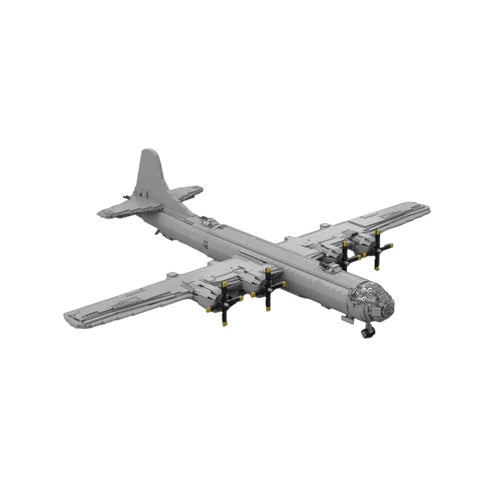 MOC: 1:35 Scale Plane with Moving Flaps and Gear 3096 Pieces Toys Building Set