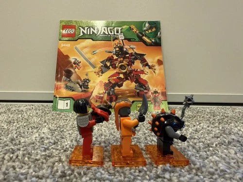 LEGO 9448 Samurai Mech 100% Complete w 3 Minifigures 2 Manuals 2012 Rare Retired