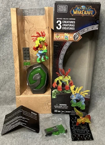 RARE Mega Bloks World of Warcraft Creature Pack 3 Murloc 91037 w/Box