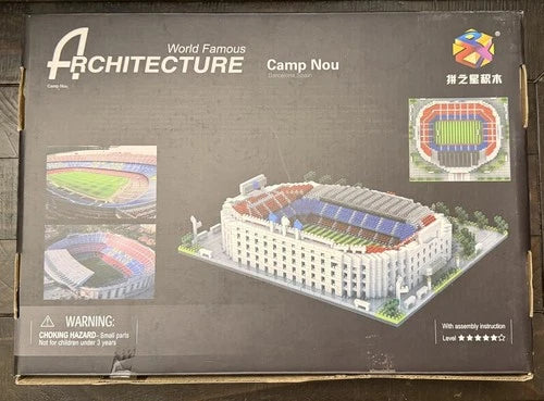 PZX World Architecture 9912-2 CAMP NOU Spain Nano Building Set 3500 Pieces NEW