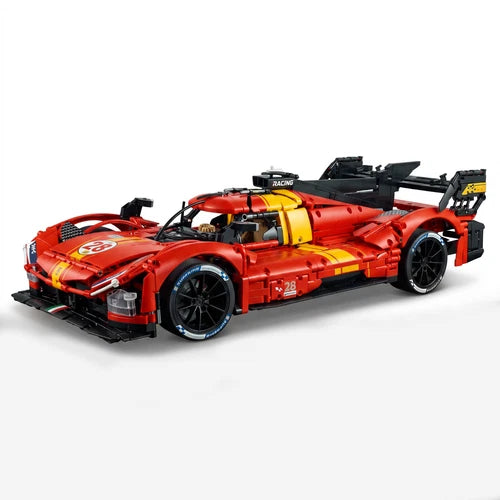 MOC 1:8 Technic Hypercar Racing Car 499P Building Blocks LMH Winner Box 3350 PCS