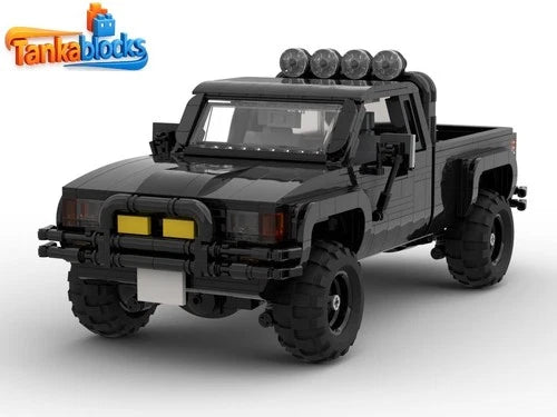 MOC-66079 Marty's pickup truck DIY Model building blocks Toys Christmas gift